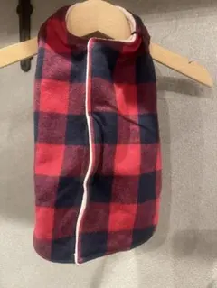 裏地フリースチェック柄犬服 小型犬用