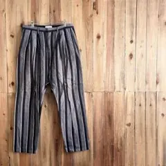 FREAK'S STORE ストライプ柄 イージーパンツ Lサイズ