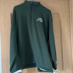 FILA ダークグリーン ハーフジップ トレーナー L
