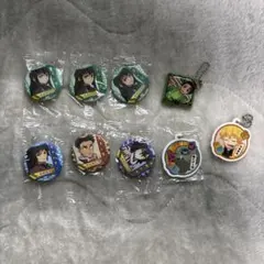 鬼滅の刃 くら寿司 ビッくらポン 缶バッジ キーホルダー まとめ売り バラ売り可