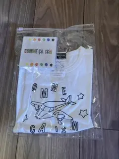 COMME CA ISM キッズ Tシャツ 飛行機110A 布描きクレヨンのサムネイル