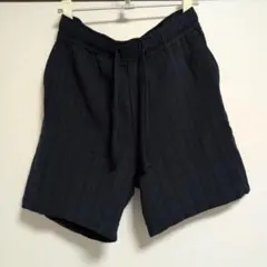 ZARA メンズ ショートパンツ ネイビー ストライプMサイズのサムネイル