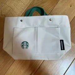 Starbucks ベージュ バッグ ポケット付きのサムネイル