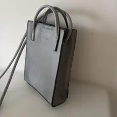 最終お値下げしました！マカロニックスタイル2WAY ミニショルダーバッグ グレーのサムネイル