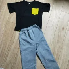 120 裏起毛パンツ と SHORH kid’s Tシャツ