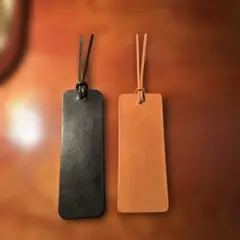 レザー製しおり 2色セット