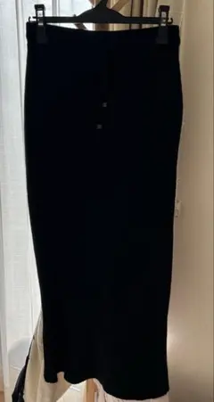 チャオパニックティピーCIAOPANICTYPY 黒リブニットスカート