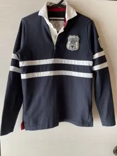 ラガーシャツ　メンズ長袖Mサイズ