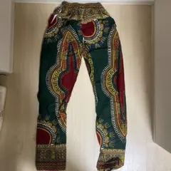アフリカンプリント サルエルパンツ