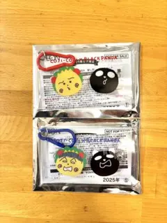 カラビナ付き推しカラーマルチケース　イオン　u29 コジコジ×ブラックパンダ