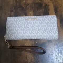 MICHAEL KORS ロゴプリント長財布