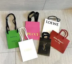 ショップ袋セット（Bottega, Pucci, Loeweなど）のサムネイル