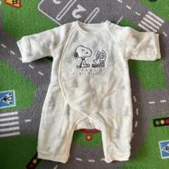 50〜60㎝スヌーピー フリースロンパース