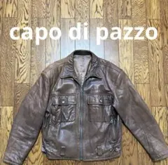 capo di pazzo】レザージャケット ブラウン 本革