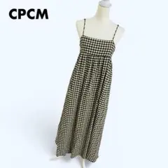 CPCM ギンガム チェック バックリボン キャミ マキシ丈 ワンピースのサムネイル