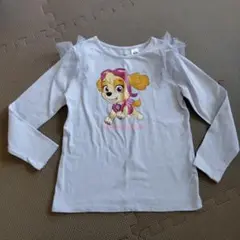 Ｈ＆Ｍ　パウパトロール　スカイ　ロンT　長袖　110　肩フリル