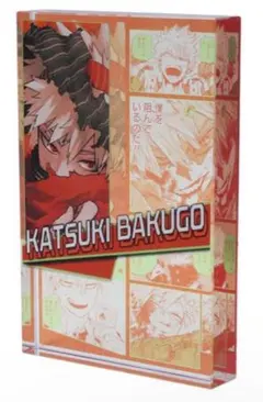 僕のヒーローアカデミア　爆豪勝己　アクリルブロック　名場面アクリルフィギュア