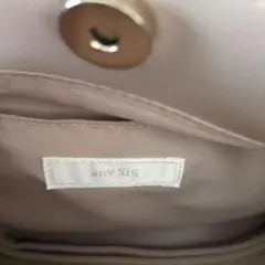 any SiS ベージュ ショルダーバック