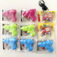 アミューズメント　小物　10点　カブトムシ　フィギュア　水鉄砲　プルバックカー