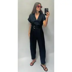 サロペット・オーバーオール・オールインワン ZARA ZARA ザラ ストライプ オールインワン サロペット