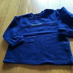 80【コムサデモード】トレーナー黒色