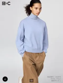 UNIQLO スムースコットンクルーネックセーター Lサイズ ユニクロ
