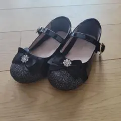 黒　フォーマルシューズ 19.0cm