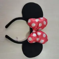 ミニーマウスカチューシャ 　東京ディズニーリゾート　ディズニーカチューシャ