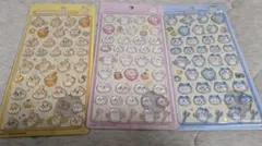 ちいかわ　ハチワレ　うさぎ ボンボンドロップシール　3点セット