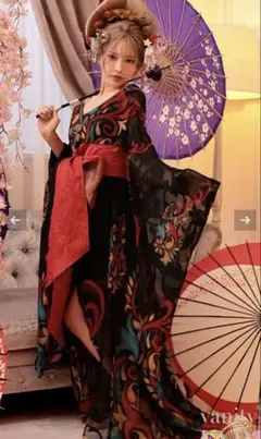 花魁コスプレ Sサイズ 和柄 紅色vanity ME - メルカリ