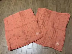 【SM2】サマンサモスモスホームズ ロゴ総柄クッションカバー 2枚 レース 刺繍