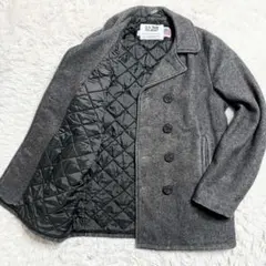 【超希少✨美品】Schott 裏地 光沢 レッド 黒タグ ピーコート グレー 追加》S160ビーバーPコート（ピーコート）｜Spick and Span（スピック