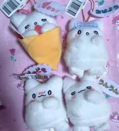 サンリオ　はなまるおばけ　も～っと!毎日楽しいセリフ付きマスコット 　4点セット