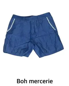 Boh mercerie  パール風ビーズ付きショートパンツ