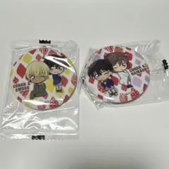 名探偵コナン　コナン　安室透　灰原哀　缶バッジ