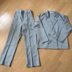 千鳥格子 ダブルボタン ジャケット セットアップ M