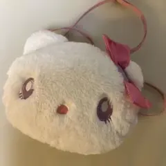 ハローキティ　USJ がま口　ショルダーバッグ　ぬいぐるみショルダーポシェット