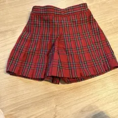 UNIQLO 子供用 チェック柄 キュロットスカート