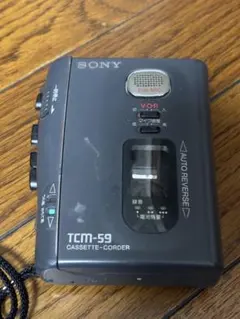 SONY TCM-59 カセットレコーダー 動作確認済み - メルカリ