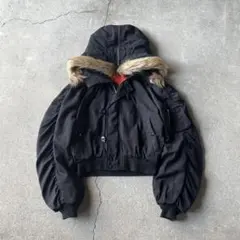 n2b flight bomber jacket black n-2b m