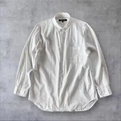 COMME des GARCONS HOME DEUX 切替シャツ　L ホワイト