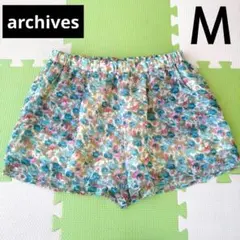【新品未使用】アルシーヴ　ショートパンツ　キュロット　花柄　夏　Ｍサイズ