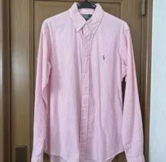 POLO by Ralph Lauren ピンク ストライプ15 1/2 39