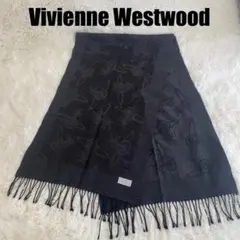 Vivienne Westwood リバーシブル　マフラー 総柄　オーブ
