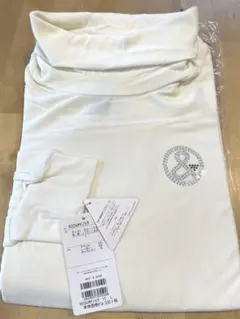 【新品】Black&White ホワイト スポーツハイネックシャツ