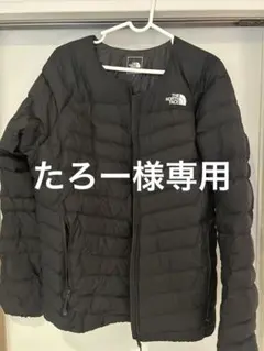 THE NORTH FACE ブラックダウン　サンダージャケットラウンドネックL