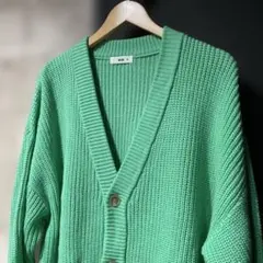 WEGO パステルグリーン カーディガン M