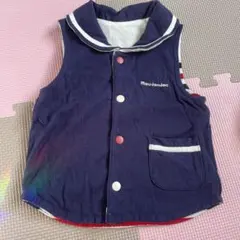 moujonjon リバーシブルベスト90