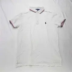 ?ポロ ラルフローレン カスタムフィット ポロシャツ ホワイト系 メンズ S