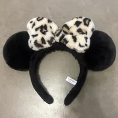 ディズニー ミニーちゃん ミニー カチューシャ ヒョウ柄